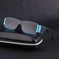 European And American Punk Small Frame One-piece Box Wide-leg Men's Trendy Outdoor Sunglasses main image 2