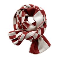 Retro Two-color Plaid Double-sided Scarf main image 6