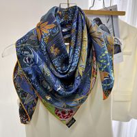 Printing Double-sided Twill Silk Scarf Wholesale main image 3