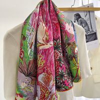 Printing Double-sided Twill Silk Scarf Wholesale main image 4