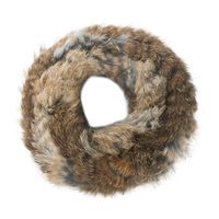 Korean Version Rabbit Fur Knitted Headband Fashion Headband Wide Side Trend Headband main image 6