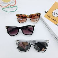 New Irregular Colorful Sunglasses Fashion Cat Eye Big Frame Sunglasses main image 4