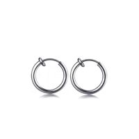 Korean Earrings Set Cross Pendant Magnet Earrings Stainless Steel Jewelry main image 4