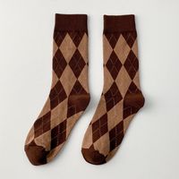 Lingge Socks Women's Autumn And Winter Cotton Socks Retro Stockings Wholesale sku image 1