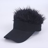 European And American Personality Camouflage Wigs Baseball Caps Wholesale sku image 2