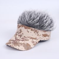 European And American Personality Camouflage Wigs Baseball Caps Wholesale sku image 5