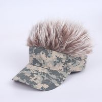 European And American Personality Camouflage Wigs Baseball Caps Wholesale sku image 8