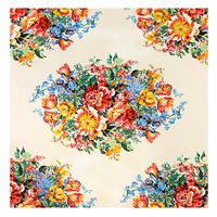 New Style Twill Kunstseide 130cm Blumen Großer Quadratischer Schal sku image 5