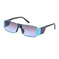 European And American Punk Small Frame One-piece Box Wide-leg Men's Trendy Outdoor Sunglasses sku image 11
