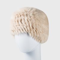 Fashion Rabbit Fur Fisherman Hat Autumn And Winter Warmth Plush Padded Hat sku image 1