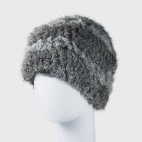 Fashion Rabbit Fur Fisherman Hat Autumn And Winter Warmth Plush Padded Hat sku image 3