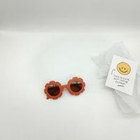 Koreanische Cremefarbene Retro-milchblumen-kindersonnenbrille sku image 5
