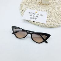 Hip-hop Glasses Candy Color Triangle Cat Eye Fashion Sunglasses Cross-border Foreign Trade sku image 2
