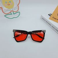 New Irregular Colorful Sunglasses Fashion Cat Eye Big Frame Sunglasses sku image 6