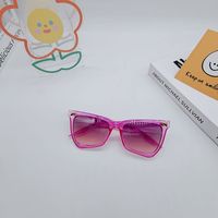 New Irregular Colorful Sunglasses Fashion Cat Eye Big Frame Sunglasses sku image 7