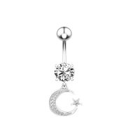 Belly Button Nail Piercing Jewelry Stainless Steel sku image 8
