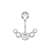 Belly Button Nail Piercing Jewelry Stainless Steel sku image 1