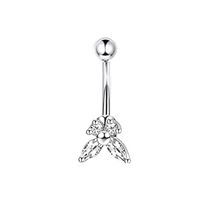 Belly Button Nail Piercing Jewelry Stainless Steel sku image 7