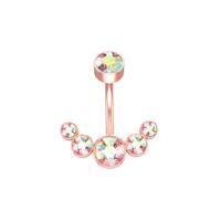 Belly Button Nail Piercing Jewelry Stainless Steel sku image 3