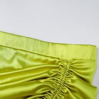 New Fall Winter Fashion Drawstring Ruffled Split Zipper Slim Skirt main image 21
