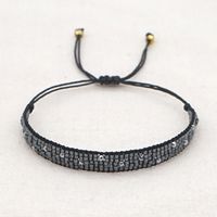 Miyuki Rice Beads Hand-woven Diamond Bracelet Punk Stacked Bracelet main image 1