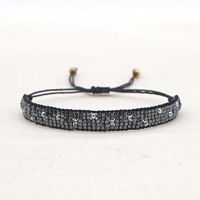 Miyuki Rice Beads Hand-woven Diamond Bracelet Punk Stacked Bracelet main image 4