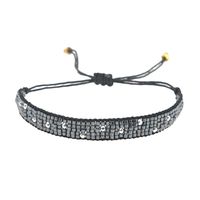 Miyuki Rice Beads Hand-woven Diamond Bracelet Punk Stacked Bracelet main image 2