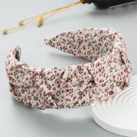 Corée Nouvelle Mode Petit Tissu Floral Plissé Bandeau Large Bord Accessoires Pour Cheveux main image 5