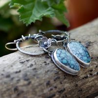 Fashion Turquoise Earrings Personalized Wreath Bohemian Earrings main image 2