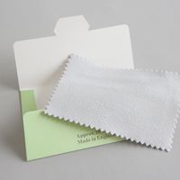 Silver Jewelry Cleaning Flannel Polishing Cloth Velvet Jewelry Polishing Cloth 10 X 7cm main image 2
