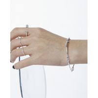 Simple Fashion Minimalist Twisted Branch S925 Sterling Silver Bracelet main image 5