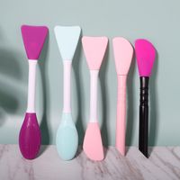 New Double-headed Facial Mask Brush Face Cleansing Facial Mask Brush Wholesale main image 1