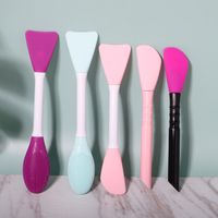 Nouvelle Brosse Pour Masque Facial À Double Tête Nettoyant Pour Le Visage Brosse Pour Masque Facial En Gros main image 1