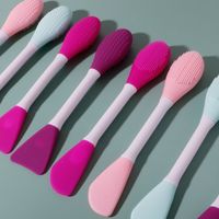 New Double-headed Facial Mask Brush Face Cleansing Facial Mask Brush Wholesale main image 4