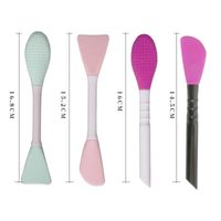 New Double-headed Facial Mask Brush Face Cleansing Facial Mask Brush Wholesale main image 5