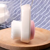 Double-sided Brush Silicone Massage Facial Cleansing Brush Manual Cleansing Brush main image 1