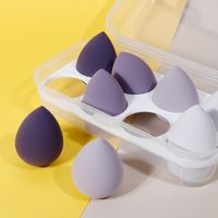 Egg Carton Powder Puffs Beauty Egg Candy Color Boxed Set main image 4