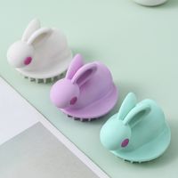 Cute Rabbit-shaped Soft Gel Shampoo Brush Hairdressing Tool main image 3