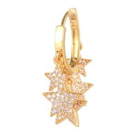 Fashion Star Brass Gem Earrings main image 6