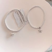 Fashion Heart Star Round Beads Peas Smiley Five-pointed Star Pearl Bracelet main image 6