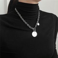 Fashion English Alphabet Heart Necklace Titanium Steel Clavicle Chain Necklace main image 5