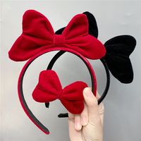 New Red Big Bow Headband Sweet Korean Cute Hair Accessories main image 1