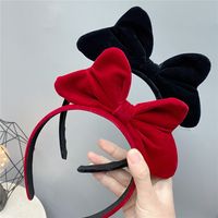 New Red Big Bow Headband Sweet Korean Cute Hair Accessories main image 3