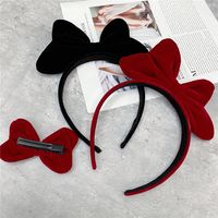 New Red Big Bow Headband Sweet Korean Cute Hair Accessories main image 4