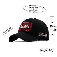 Letter Embroidered Baseball Cap Sun Shade Cap Wholesale main image 3