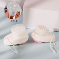 Double-sided Brush Silicone Massage Facial Cleansing Brush Manual Cleansing Brush sku image 2