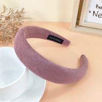 New Sponge Headband Fabric Hairpin Fashionable Wide Hairband sku image 3