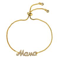 Fashion New Letter Mama Heart Letter Bracelet Accessories sku image 1