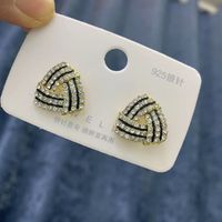 Simple Contrast Color Office Ol Fashion Style Simple Earrings sku image 1
