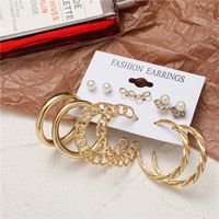 Retro Geometric Plating Metal No Inlaid Earrings sku image 3